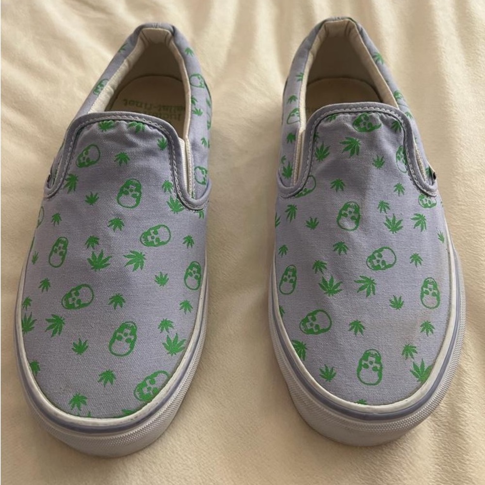 Vans blue slip on men size 10